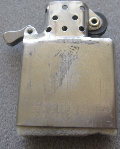 Юбилейная Zippo, инсерт