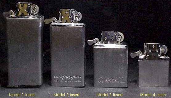 Эволюция инсертов Zippo Barcroft