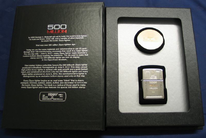 500 Millionth Limited Edition Lighter