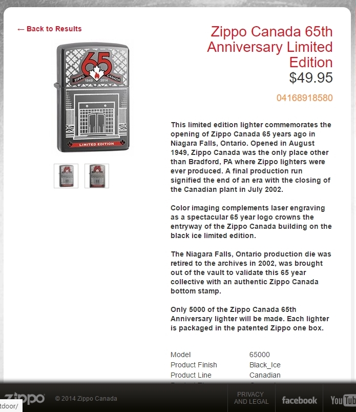 Zippo Canada Limited