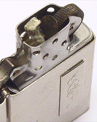 Zippo with Cobra Head Wheel Guard