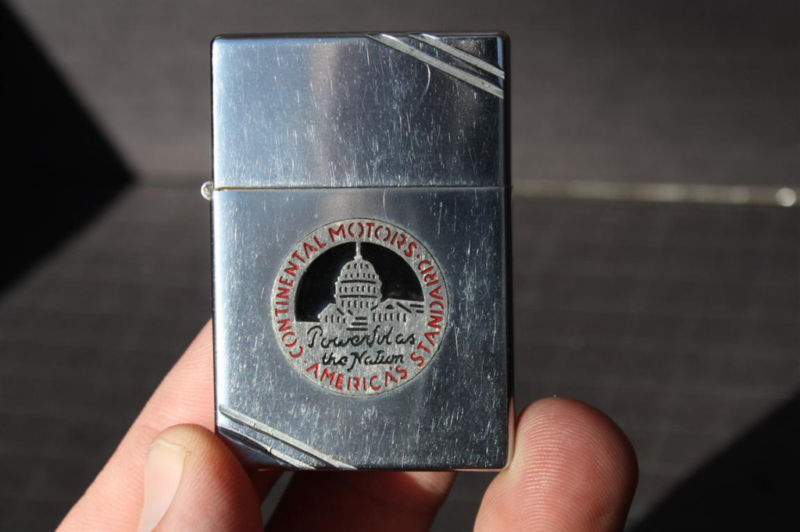 Continental Motors Deco Zippo