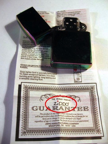 Fake Zippo