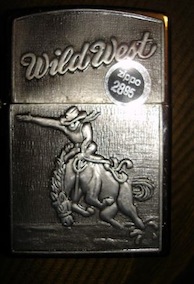 Fake Zippo Wild West
