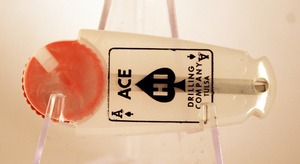 Zippo flints with Talsa ad.