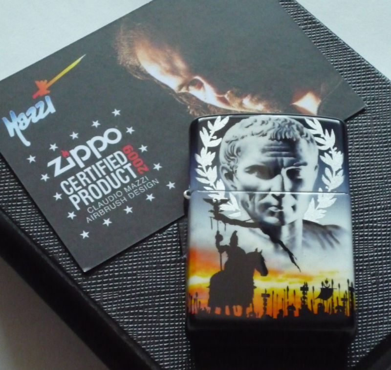 Zippo расписанная художником Клаудио Мацци