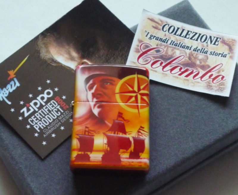 Zippo расписанная художником Клаудио Мацци