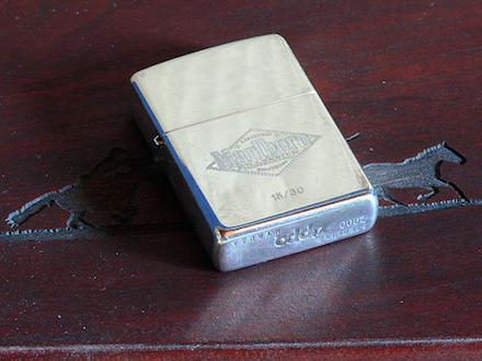 Silver Zippo Marlboro