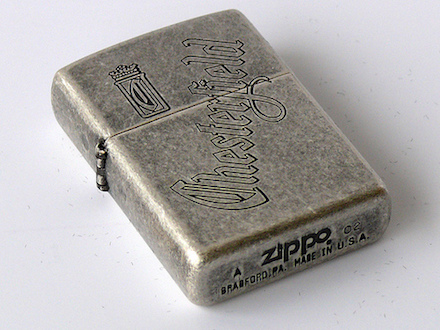 Zippo Cigarette Brand from collection of Pascal Tissier