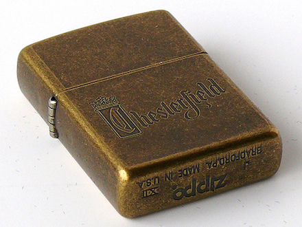 Zippo Cigarette Brand from collection of Pascal Tissier