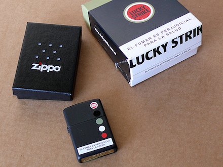 Zippo Lucky Strike from collection of Pascal Tissier