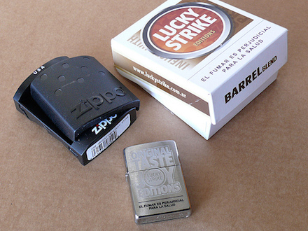 Zippo Lucky Strike from collection of Pascal Tissier