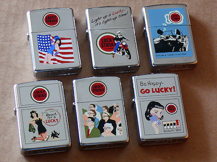 Zippo Lucky Strike from collection of Pascal Tissier