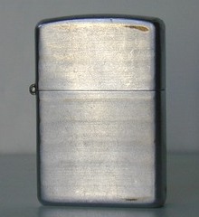 Потертая Zippo Brushed Chrome